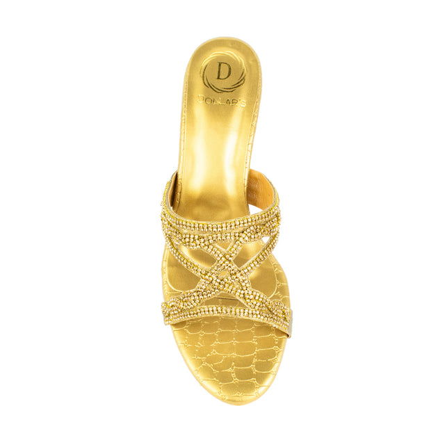 Opulent Bronze Pencil Heel Sandals
