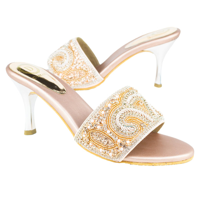 Timeless Rose Pencil Heel Sandals