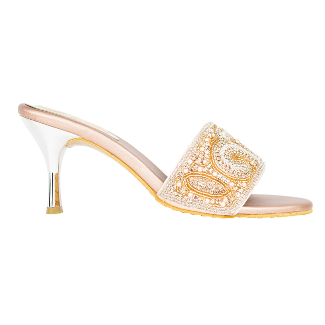 Timeless Rose Pencil Heel Sandals