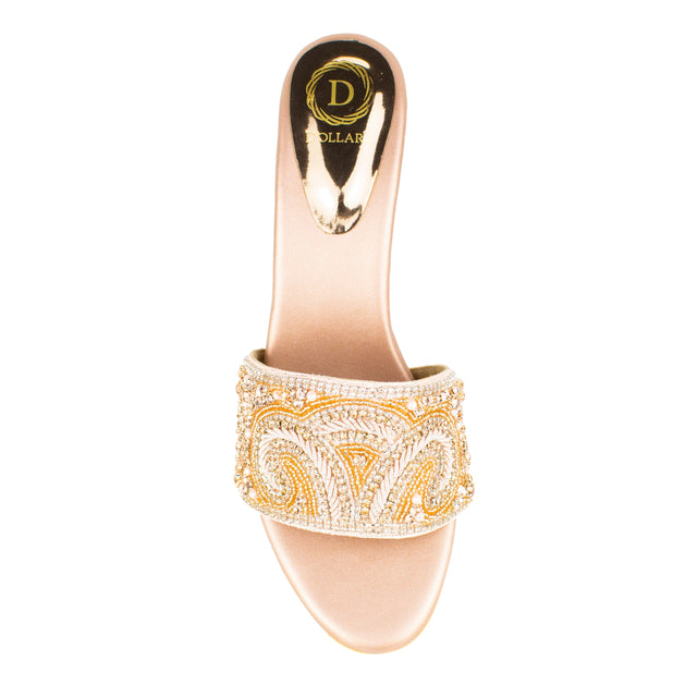 Timeless Rose Pencil Heel Sandals