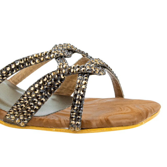 Bella Timeless Brown Block Heel Sandals