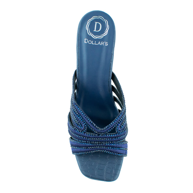 Nora Opulent Navy Blue High Heel Sandals