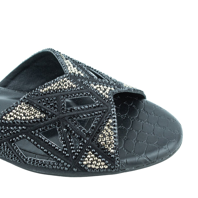 Classic Black Flat Slippers
