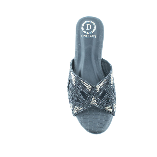 Classic Black Flat Slippers