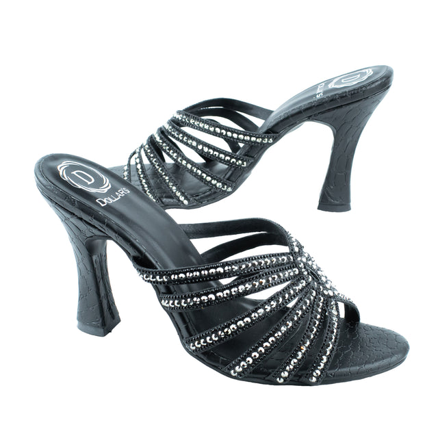 Minimalist Black High Heel Sandals