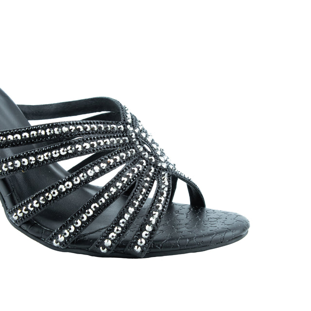 Minimalist Black High Heel Sandals
