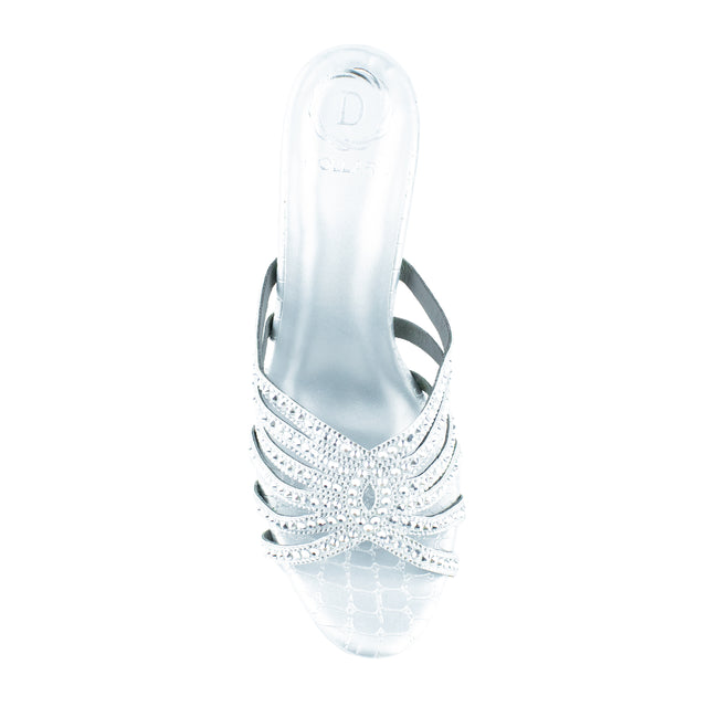 Vibrant Silver High Heel Sandals