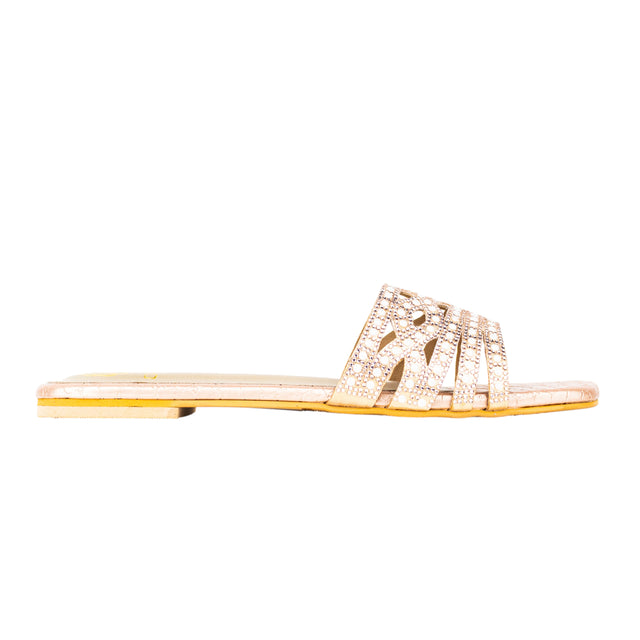 Najma Enchanting Rose Flat Slippers