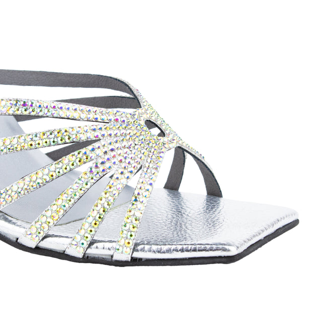 Elevated Silver High Heel Sandals