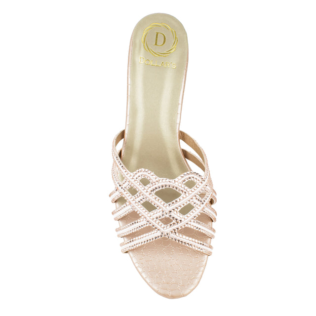 Exclusive Rose Pencil Heel Sandals