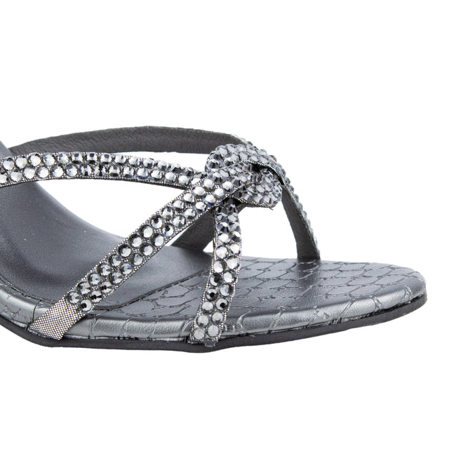 Versatile Grey High Heel Sandals