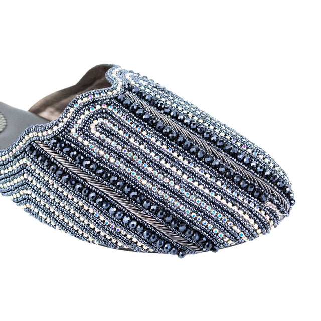 Versatile Grey Flat Slippers