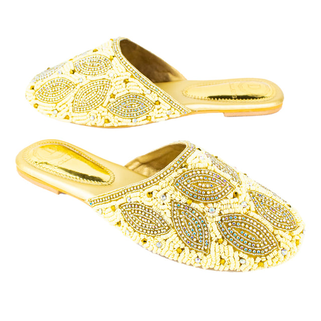 Modern Black Flat Slippers