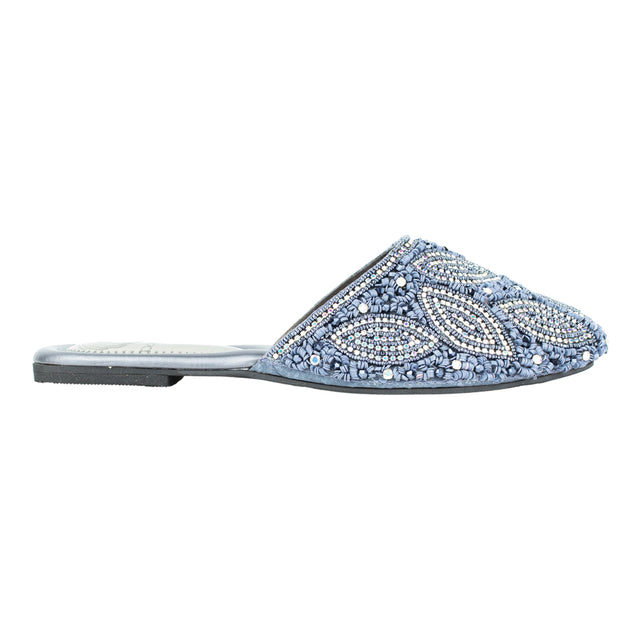 Classic Grey Flat Slippers