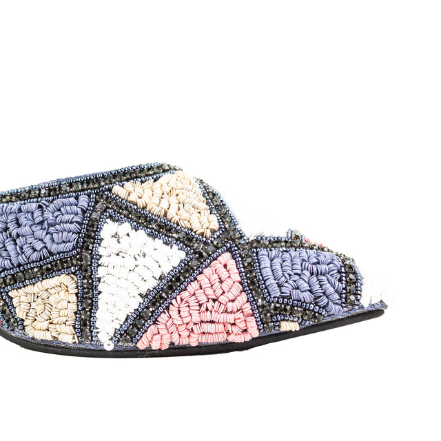 Weekend-ready Grey Block Heel Sandals
