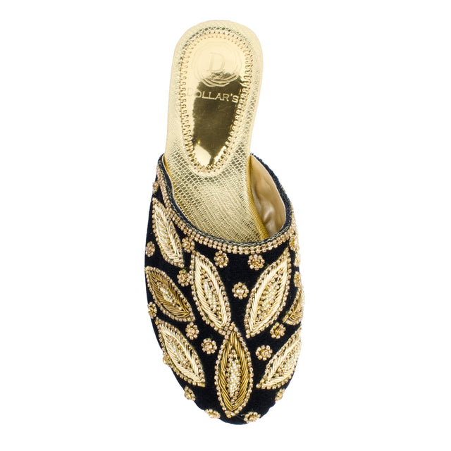 Classic Gold Flat Slippers