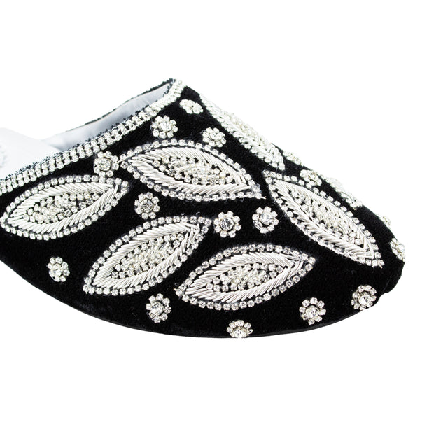 Minimalist Silver Flat Slippers