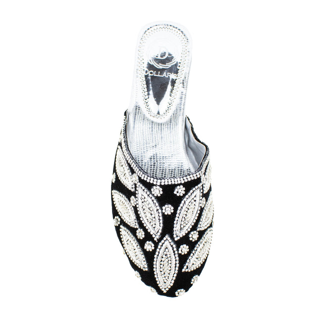 Minimalist Silver Flat Slippers