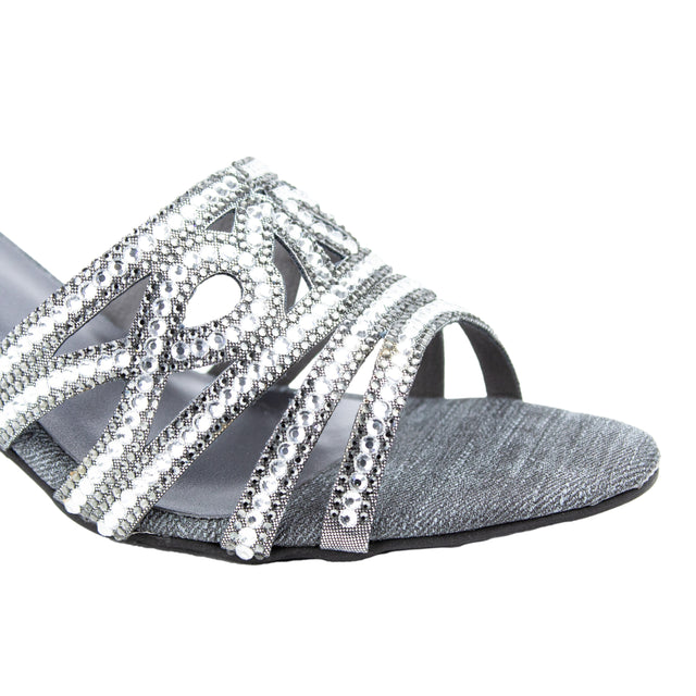 Regal Grey Block Heel Sandals