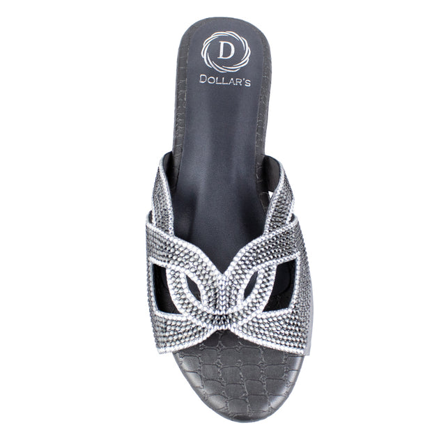 Sophisticated-casual Grey Flat Slippers