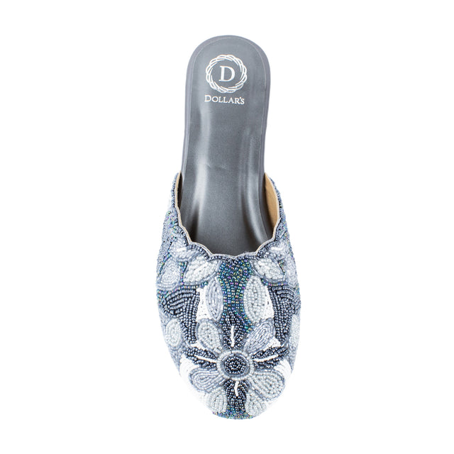 Contemporary Grey Flat Slippers