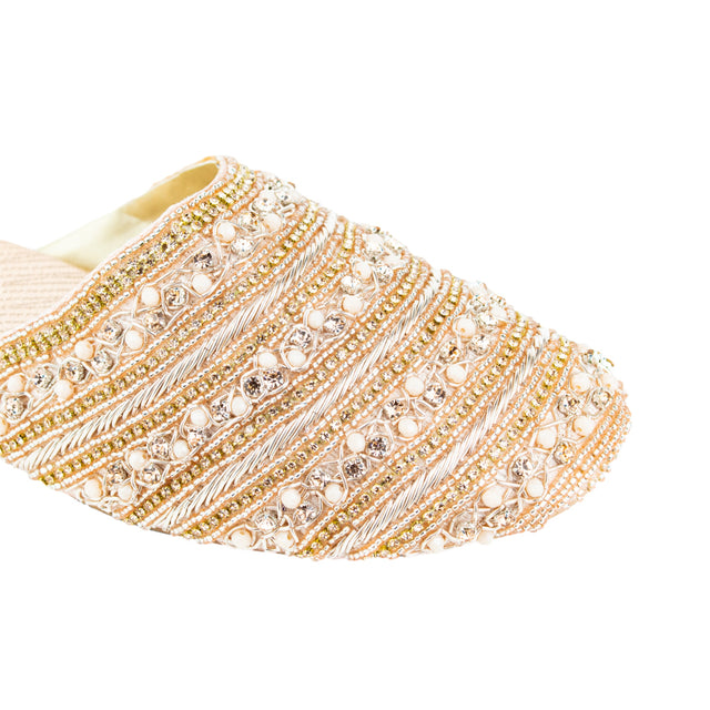 Luxe Rose Flat Slippers