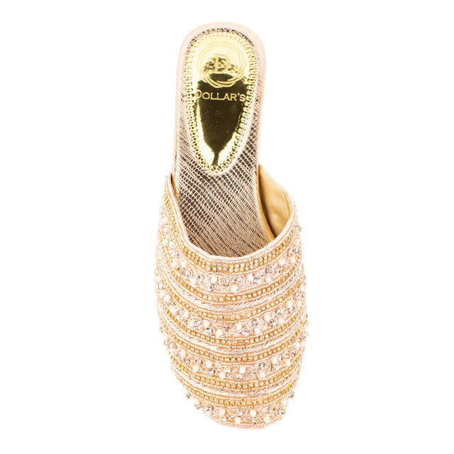 Luxe Rose Flat Slippers