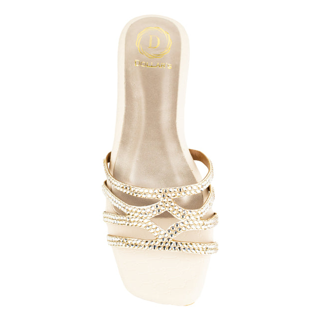 Hessa Timeless Cream Flat Slippers