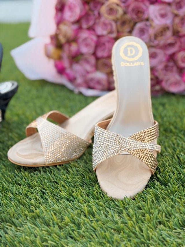 Hannah Vibrant Nude Pencil Heel Sandals