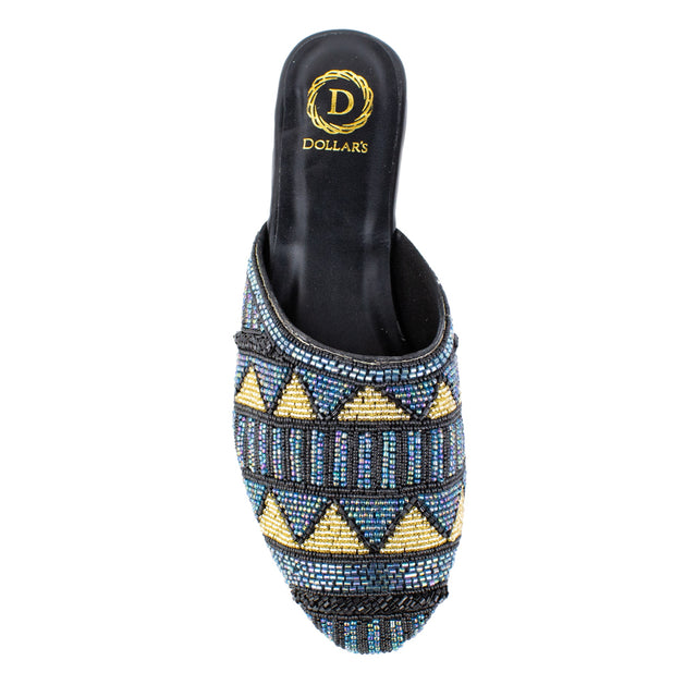 Chic-casual Black Flat Slippers