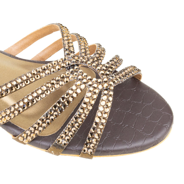 Shamsa Handcrafted Brown Flat Sandals