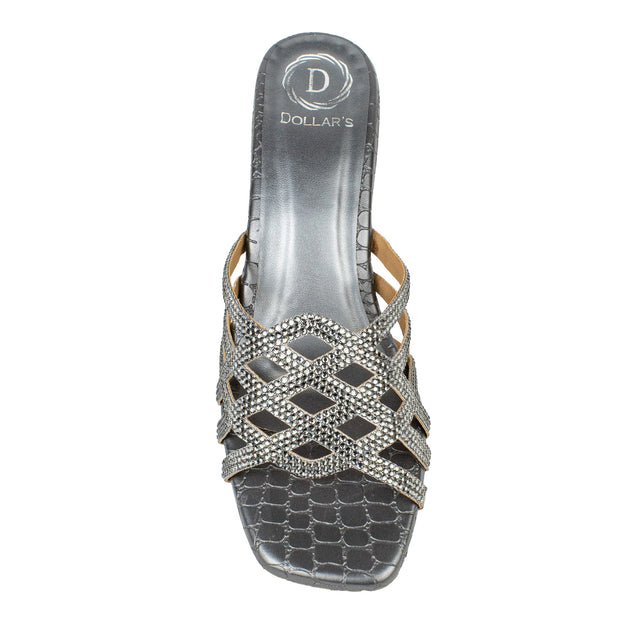 Fiona Versatile Grey Block Heel Sandals