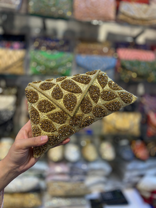 Gold Flap Purse