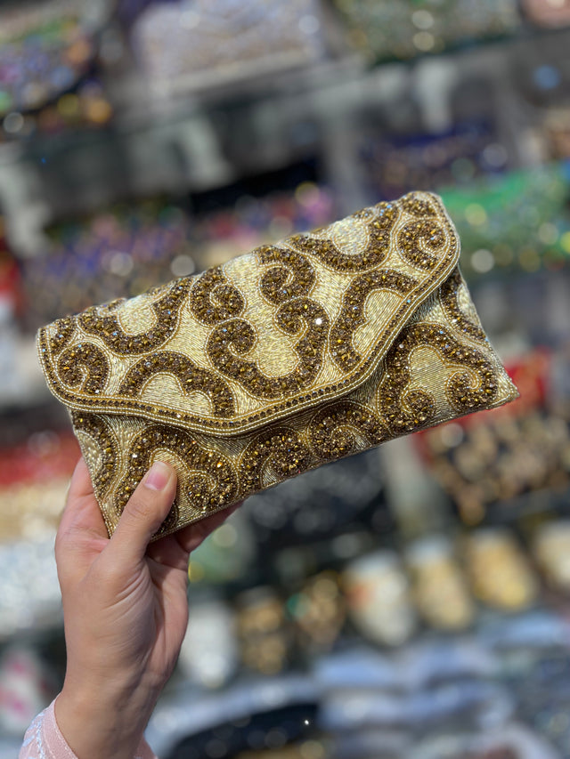 Gold Flap Purse
