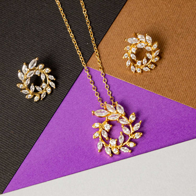 ZCL01 - قلادة سلسلة مطلية بالذهب الوردي عيار 14 قيراط