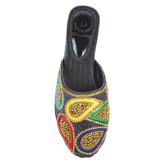 Chic Black Flat Slippers
