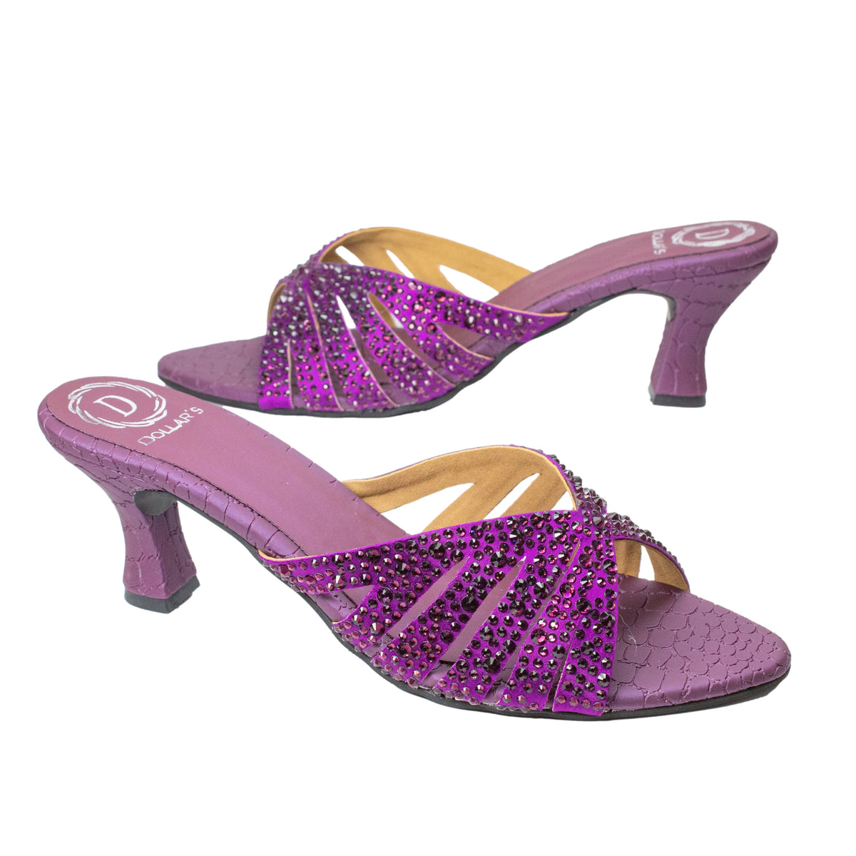 Purple glitter heels cheap