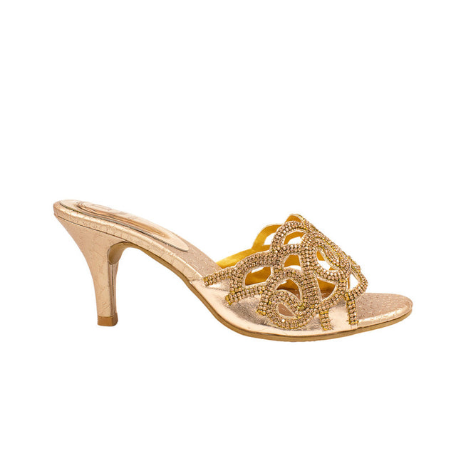 Amani Refined Rose Pencil Heel Sandals