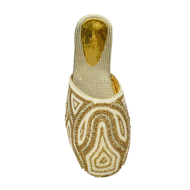 Luxe Cream Flat Slippers