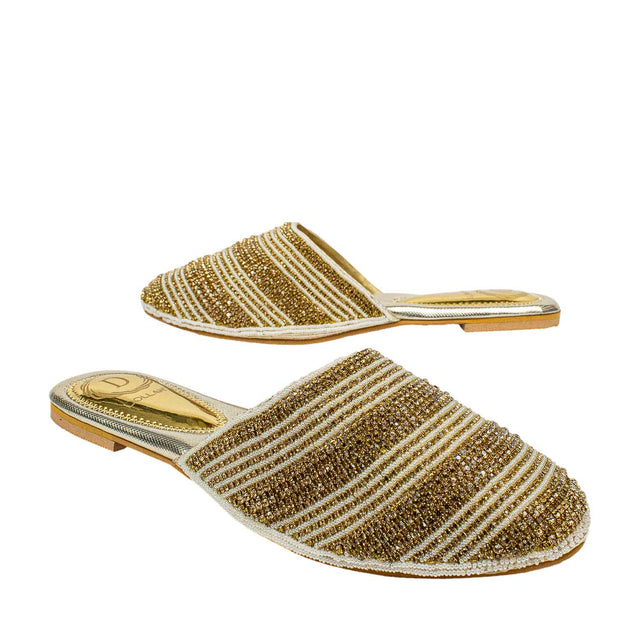 Exclusive Cream Flat Slippers