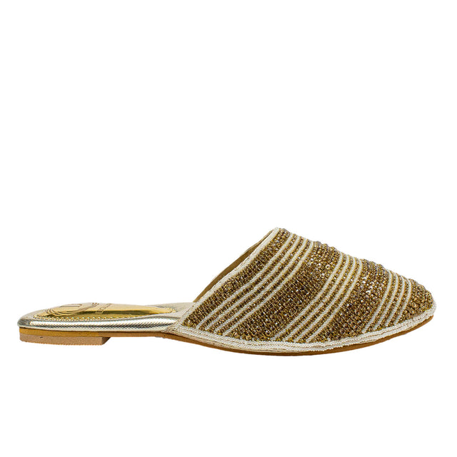 Exclusive Cream Flat Slippers