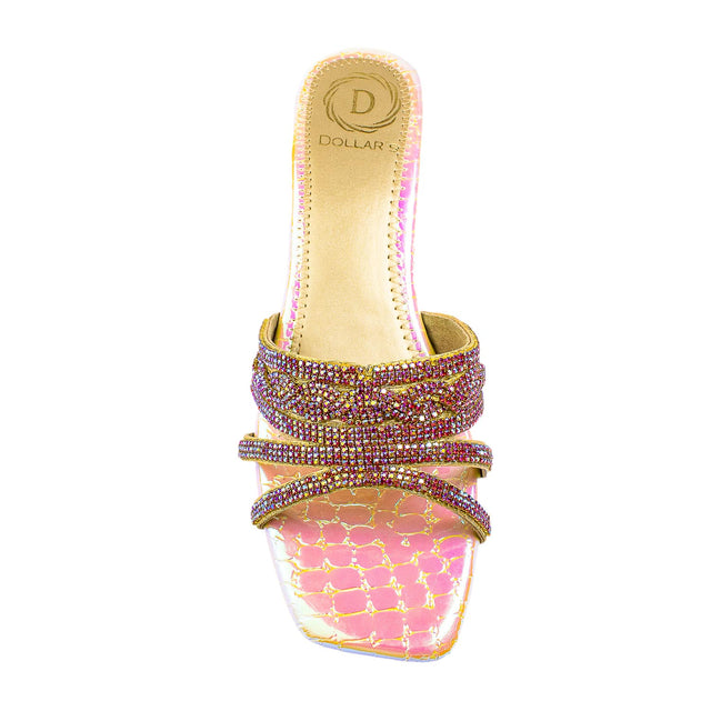 Minimalist Cherry Blossom Block Heel Sandals