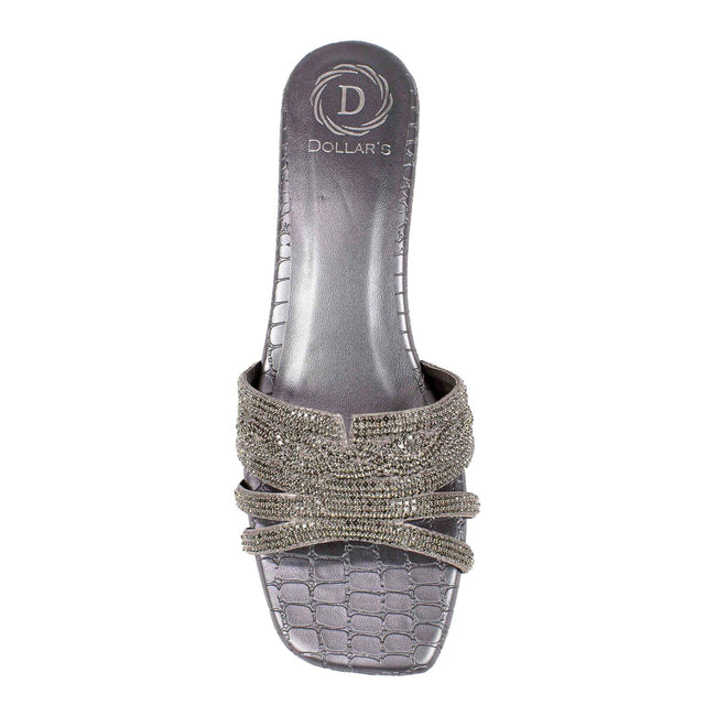Elevated Grey Block Heel Sandals