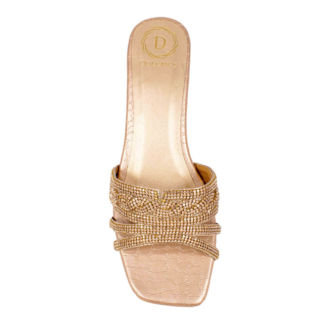 Glamorous Rose Block Heel Sandals