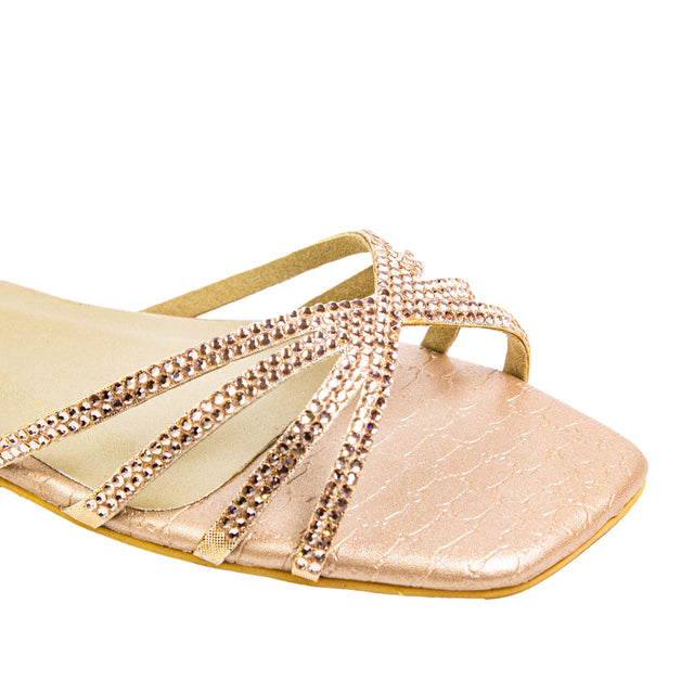 Zoya Refined Rose Flat Slippers