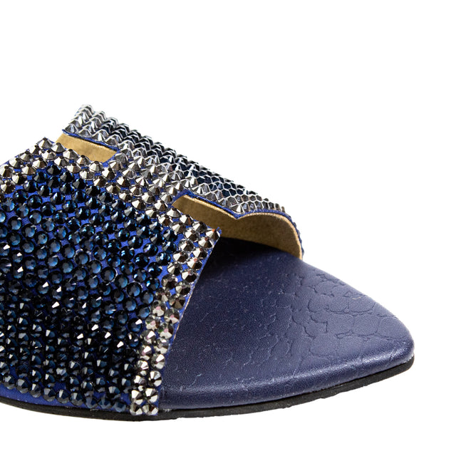 Sophisticated-casual Blue Flat Slippers