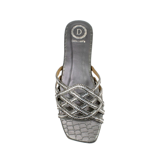Fiona Classic Grey Flat Slippers