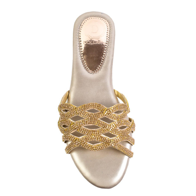 Elevated Rose Flat Slippers