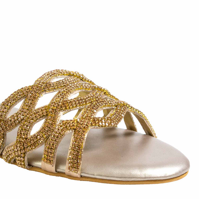Elevated Rose Flat Slippers