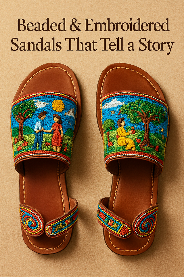 Beaded & Embroidered Sandals That Tell a Story